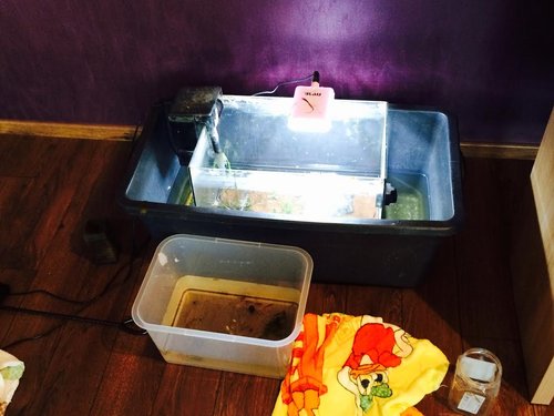 rozbité staré akva