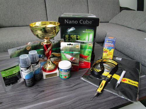 Ceny za druhe miesto na Caridina Show Slovakia 2015